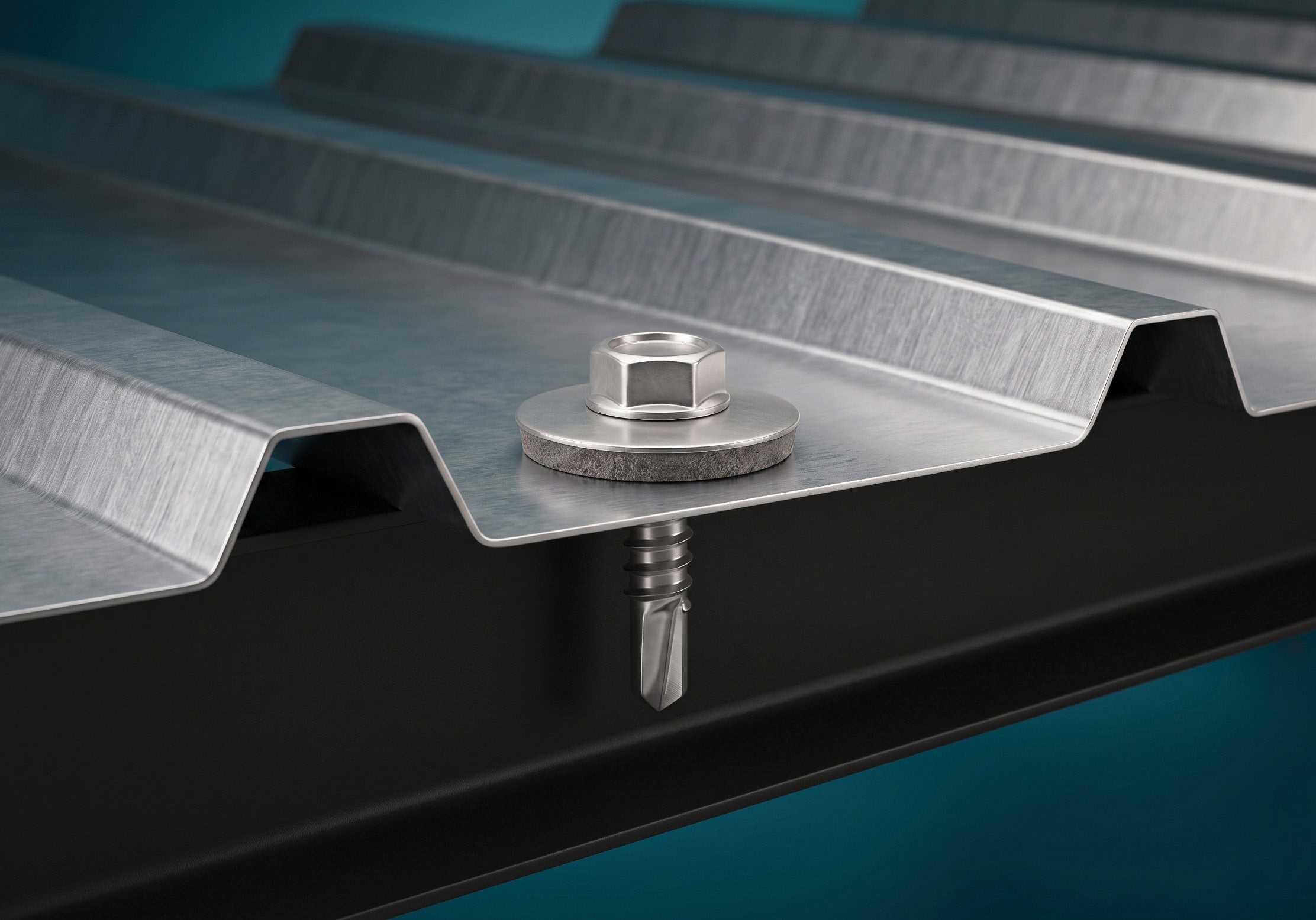 Close-up view of JOPAL screw geometry